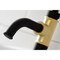 Kingston Brass KS2822KL Single-Handle Bathroom Faucet with Push Pop-Up, Matte Black/Polished Brass KS2822KL - alternate 5